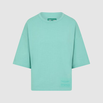 Dámské volnočasové tričko Aston Martin F1 zelené - L