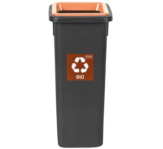 Igotrend, 714006 Koš na tříděný odpad 20 l, FIT BIN černá/hnědá