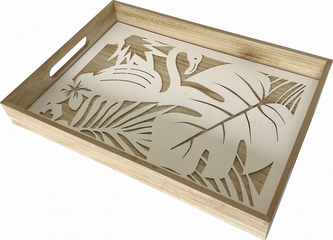 DUE ESSE, Podnos TROPIC s uchy 35 x 25 cm