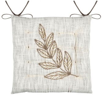 Podsedák na židli HEMERA béžová 38x38x4 cm France