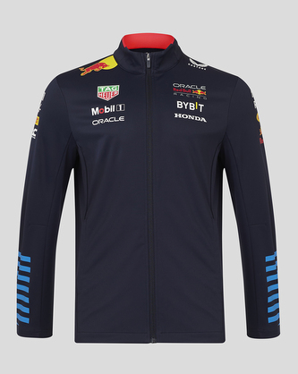 Týmová softshell bunda Red Bull Racing F1 tmavě modrá - XL