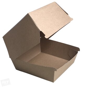 Menu box papír Burger IQ 19,5x13,5x10cm KRAFT/50