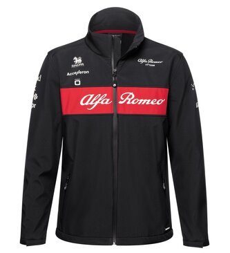 Alfa Romeo F1 Team týmová softshell bunda černá - S