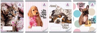 Zeszyt A5/16K kratka The sweet pets (20szt)