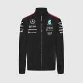 Týmová softshell bunda Mercedes AMG F1 černá - M