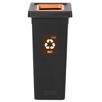 Igotrend, 720006 Koš na tříděný odpad 53 l, FIT BIN černá/hnědá