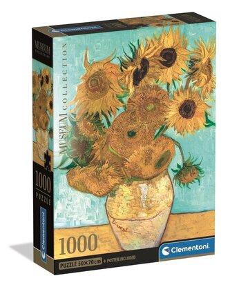 Puzzle 1000 Museum Van Gogh: Sun Flower