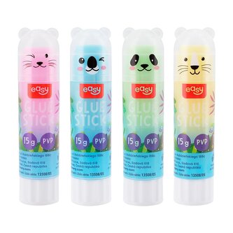 EASY Kids PASTEL Lepicí tyčinka, 15 g, 24 ks v balení, mix vzorů a barev