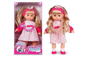 Lalka Natalia mówi po polsku 39 cm z opaską