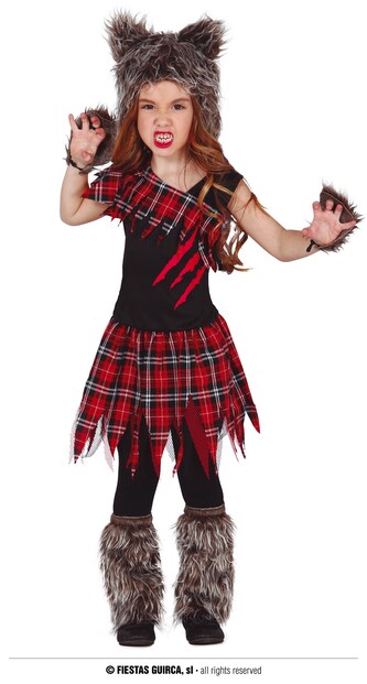 Skotský vlk dětský kostým 7-9 let