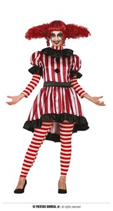 Horor klaun dámský kostým XL 44/46