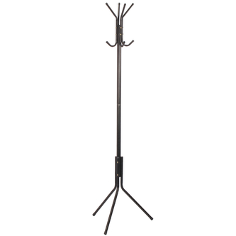 DOCHTMANN Stojanový věšák klasický černý, kovový, 48x170cm