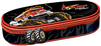 Piórnik saszetka usztywniona z wewnętrzną klapką PL-01 Hot Wheels, St.Majewski