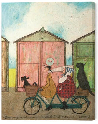 Obraz na plátně Sam Toft - There May Be Better Ways To Spend an Afternoon but I Doubt It, 2 cm - 40×50 cm