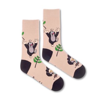 Ponožky Krtek hnědý Hnědé M (39-42)