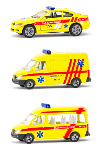 SIKU Set ambulance sada 3 aut