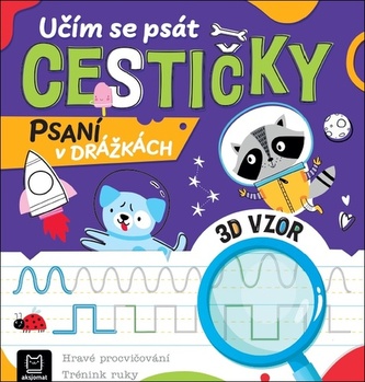 Učím se psát cestičky - Psaní v drážkách