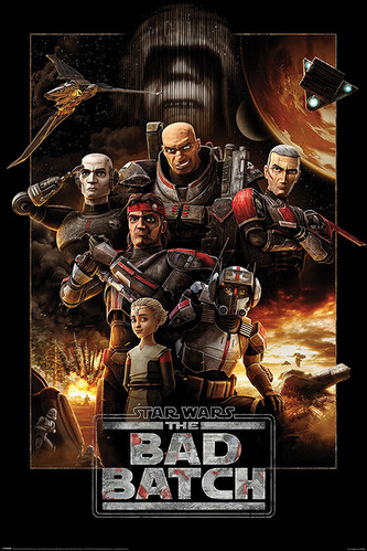 Plakát, Obraz - Star Wars: The Bad Batch - Montage, 61 × 91.5 cm