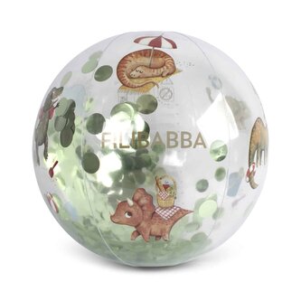 PLÁŽOVÁ LOPTA ALFIE FILIBABBA - DINO BEACH CONFETTI