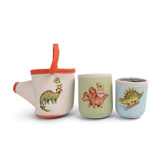 NEOPRÉNOVÉ HRAČKY DO KÚPEĽA FILIBABBA - DINO ACTIVITY CUPS