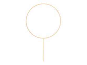 Topper drewniany Obręcz 24.5cm