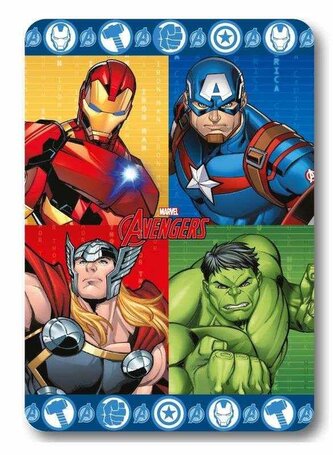 FARO Fleece deka Avengers  Polyester, 100/140 cm