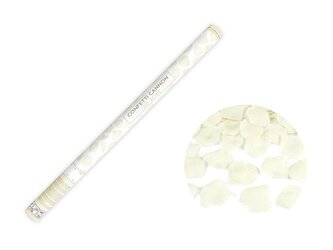 Tuba z płatkami róż kremowymi 80cm