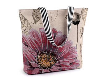 Textilní taška se zipem 43x37 cm - 1 ks - režná šedá Textilní taška se zipem 43x37 cm - 1 ks - režná šedá