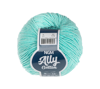 Příze ALLY cotton - Světle tyrkysová - 50g / 140 m