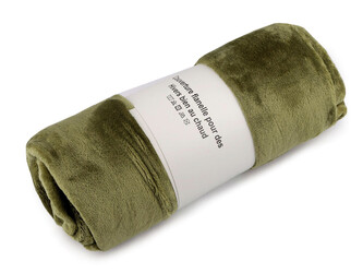 Deka mikroflanel 150x200 cm - 1 ks - 47 zelená sv.