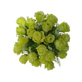 Růže kytice 24 květů, sv. zelená  AB025 sv. zelená