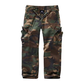 Dětské kalhoty US Ranger, Brandit, Woodland, výška 146/152