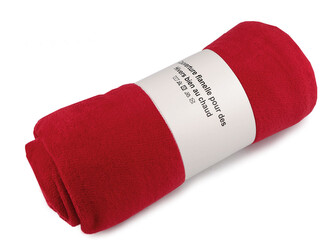 Deka mikroflanel 150x200 cm - 1 ks - 46 červená