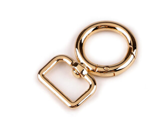 Kovová karabina s obrtlíkem průvlek 19 mm - 5 ks - 5 zlatá klasik