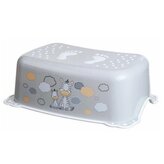 MALTEX Podnóżek 2K Zebra biały/szary