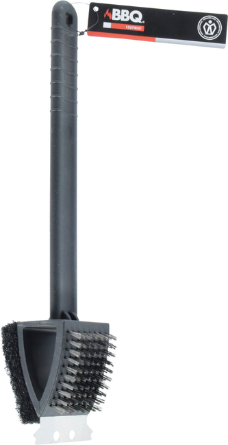 SZCZOTKA DO GRILLA 3 W 1 37CM