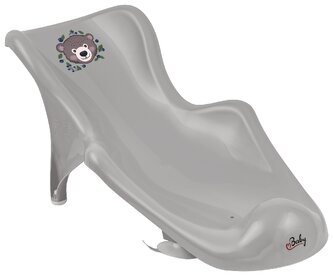 MALTEX Fotelik kąpielowy Misiu Leśna Ferajna szary