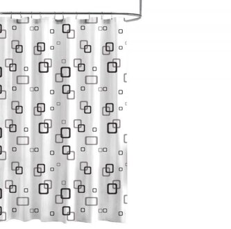 DuraHome Závěs koupelnový 180x180 cm PEVA, vzorovaný_HW1811