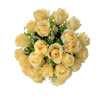 Růže kytice 24 květů, žlutá  AB025 žlutá