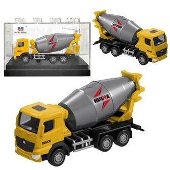 Betoniarka metalowa model żółta MIX Huina