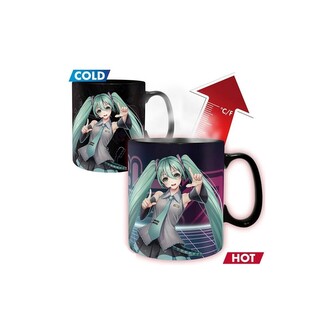 Hrnek s měnícím se motivem Abysse Corp Hatsune Miku 460 ml