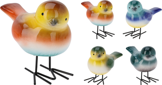 Figurka Ptak porcelanowy 11cm 8 wzorów