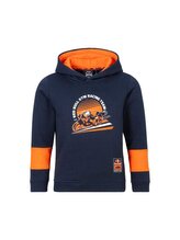 Dětská mikina s kapucí KTM Red Bull Racing GRID tmavě modrá - 164 CM