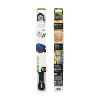 Nite Ize - Elastyczne troki Gear Tie 64'' - Dwupak - Czarne - GT64-01-R3