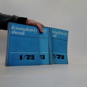 Kriminalistický sborník - ročník 1973 komplet
