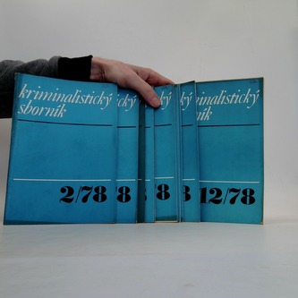 Kriminalistický sborník - ročník 1978, 2-12