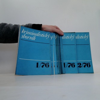 Kriminalistický sborník - ročník 1976 - 1/2/3/4/5/6/8/9/10/11/12