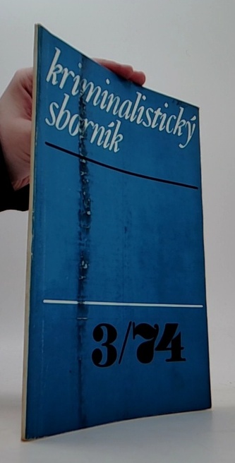 Kriminalistický sborník 3/74