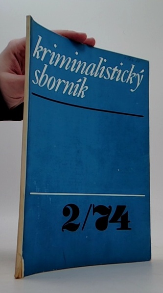 Kriminalistický sborník 2/74