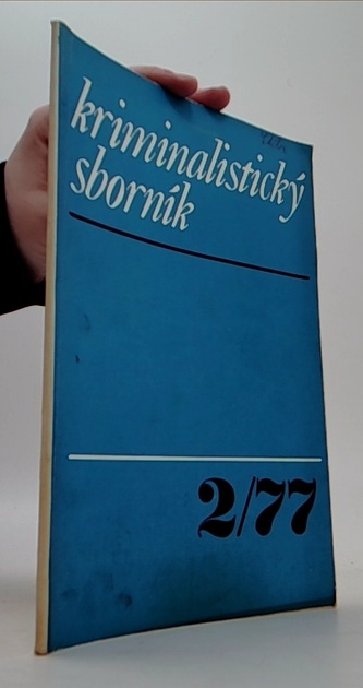 Kriminalistický sborník 2/77
